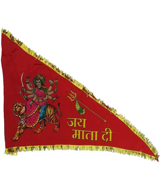 Jai Mata Di Religious Flag (RED__F14)