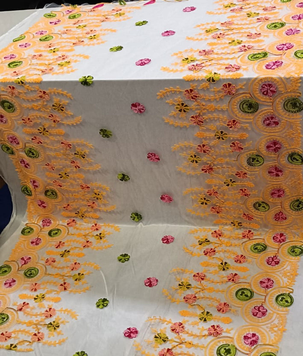 Net Fabric Work – Stylish & Vibrant Decoration Choice
