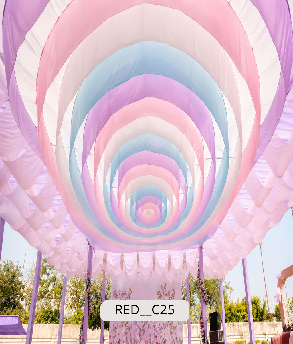 Concentric Multi-Layer Ring Ceiling (RED__C25)
