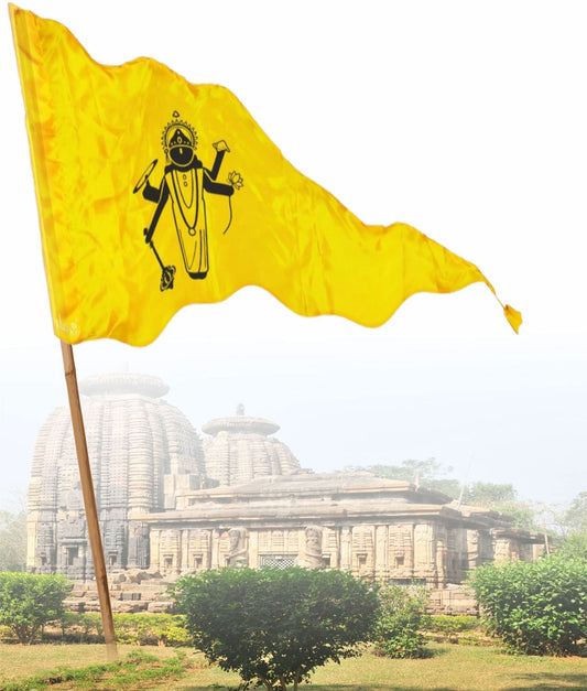 Yellow Religious Triangle Flag (RED__F04)