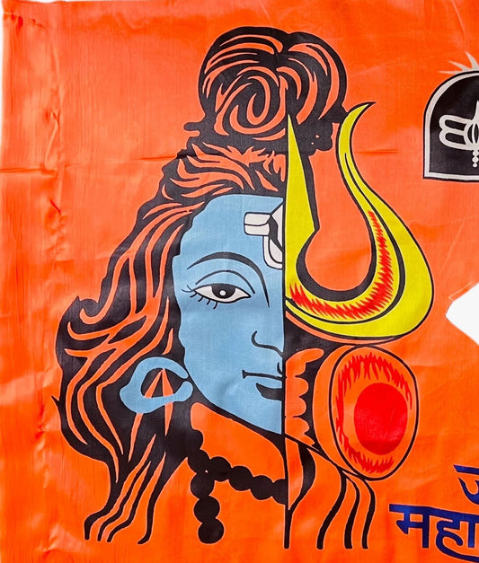 Har Har Mahakal Bhagwa Flag (RED__F06)