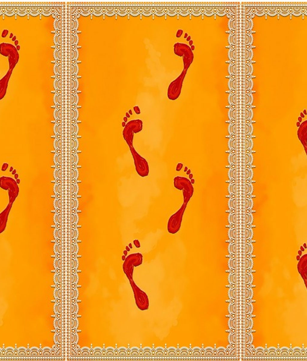 Auspicious Footprint Hanging Decoration