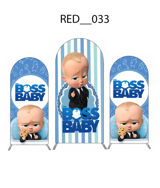 Boss Baby Birthday Decor Standee Panel Set
