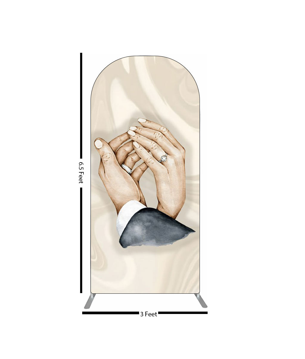 Engagement Ring Couple Print