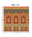 Imperial Floral Archway Rug (RED_115)
