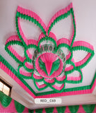 Imperial Pink & Green Lotus Mandala (RED__C69)