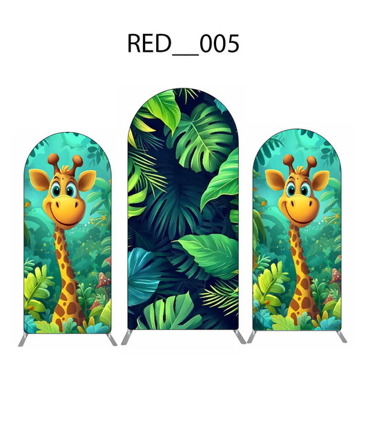 Jungle Safari Arch Backdrop