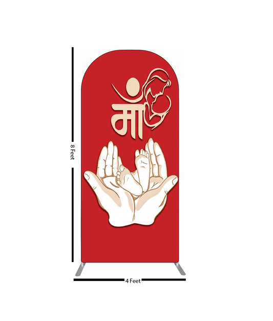 Maa Baby Shower Standee Backdrop Set