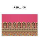 Pink Heritage Mughal Border Backdrop (RED_105)
