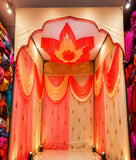 Royal Peach Ganpati Mandap