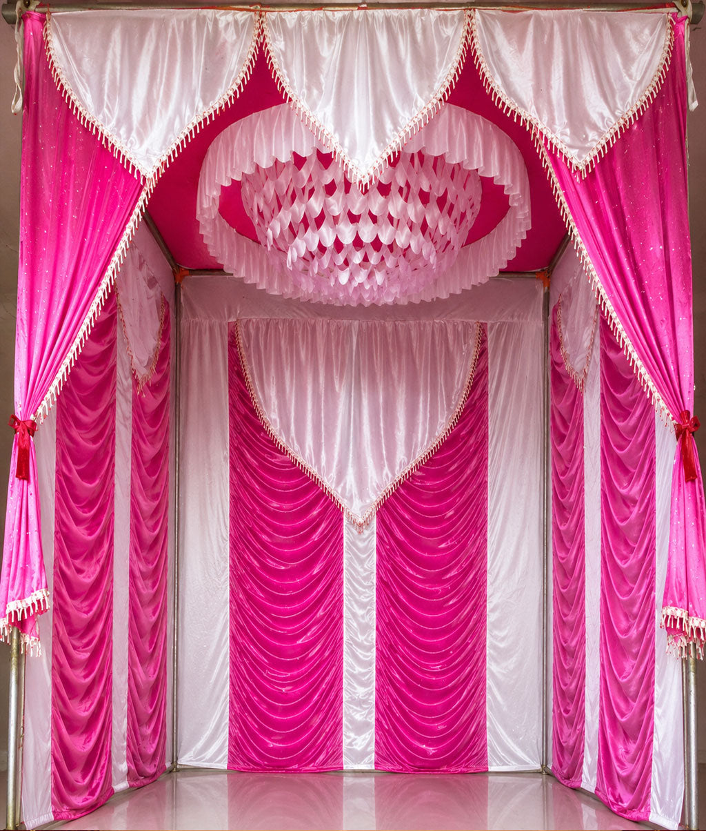 Barbie Pink Ganpati Mandap