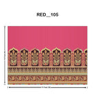 Pink Heritage Mughal Border Backdrop (RED_105)
A