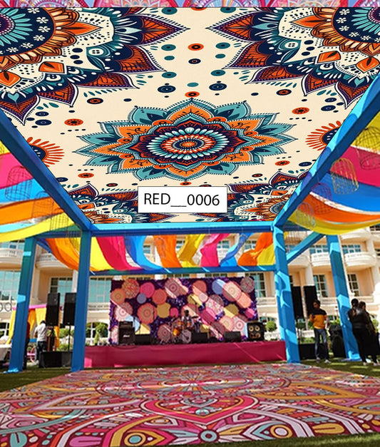 Floral mandala pattern