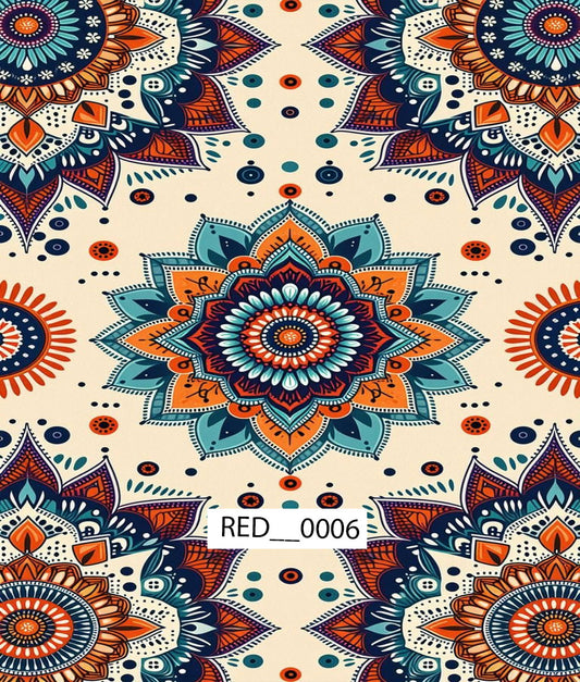 Floral mandala pattern