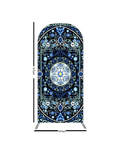 Create a Royal Ambiance: Persian Blue Carpet & Mughal Buta Theme