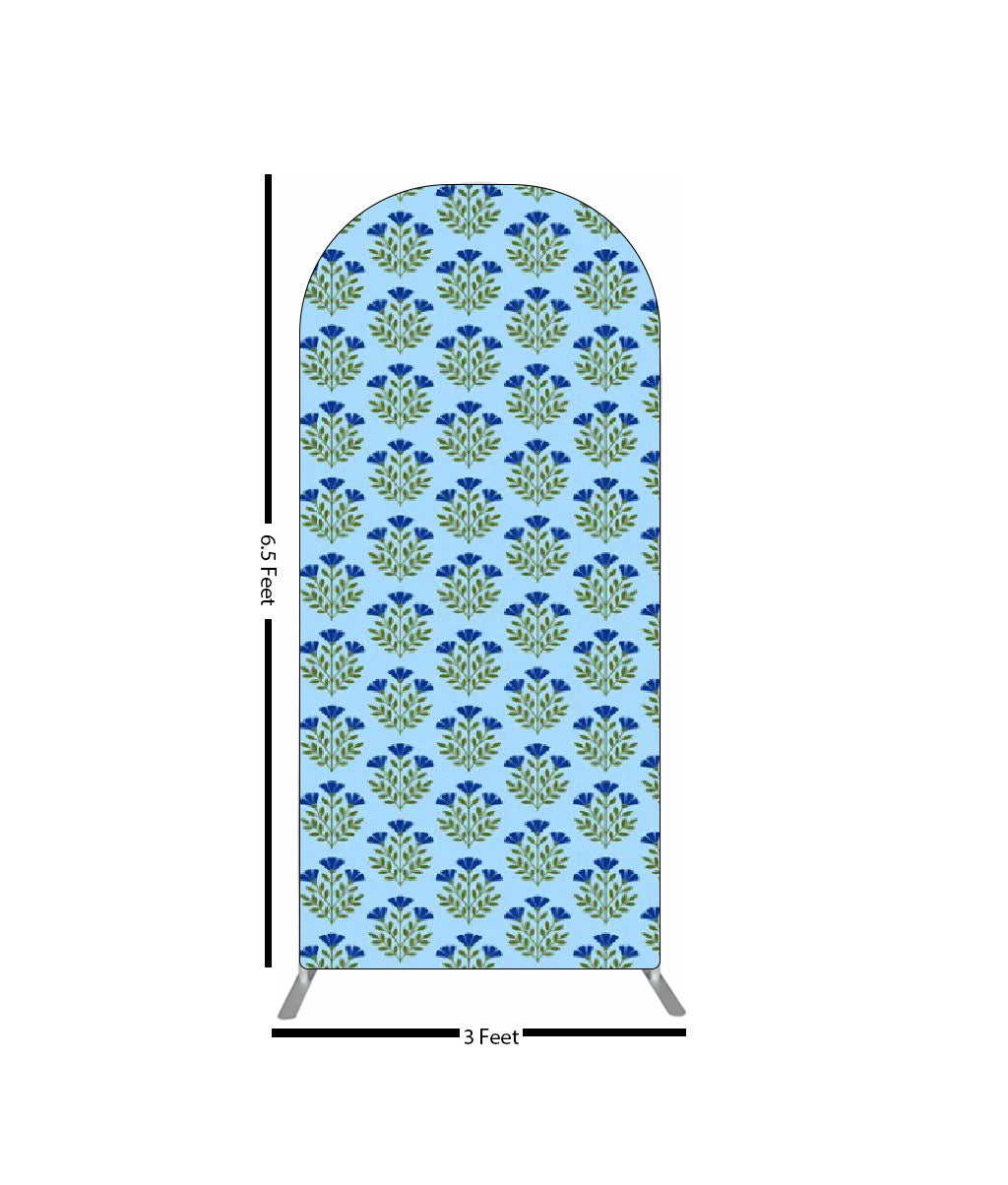 Create a Royal Ambiance: Persian Blue Carpet & Mughal Buta Theme