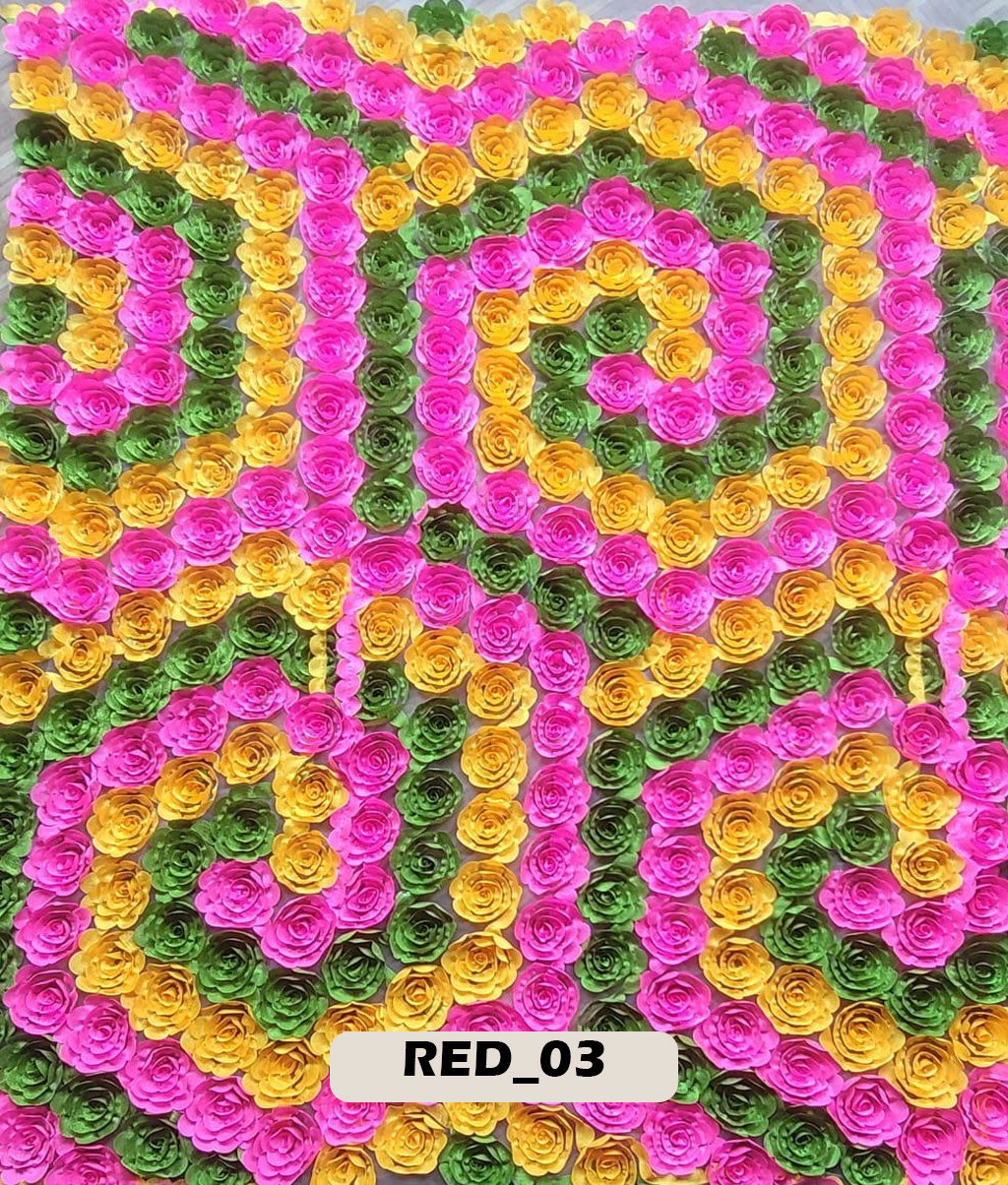Flower Work Fabric