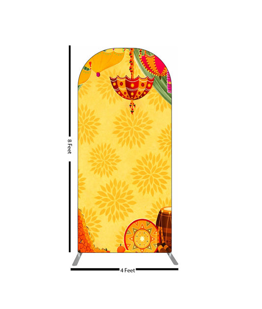 Haldi Welcome Standee Backdrop Set