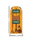 Haldi Welcome Standee Backdrop Set