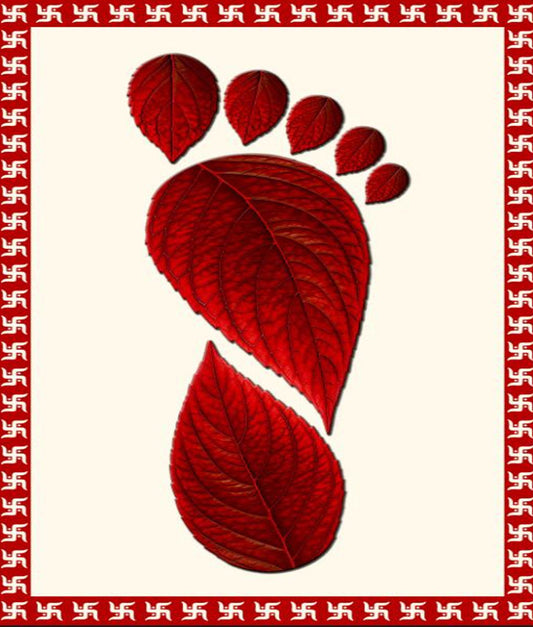 red-footprint-hanging-decoration