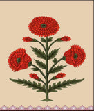 red-floral-wall-hanging