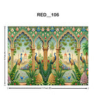  RED_106Royal Mughal Digital Parda (RED_102)