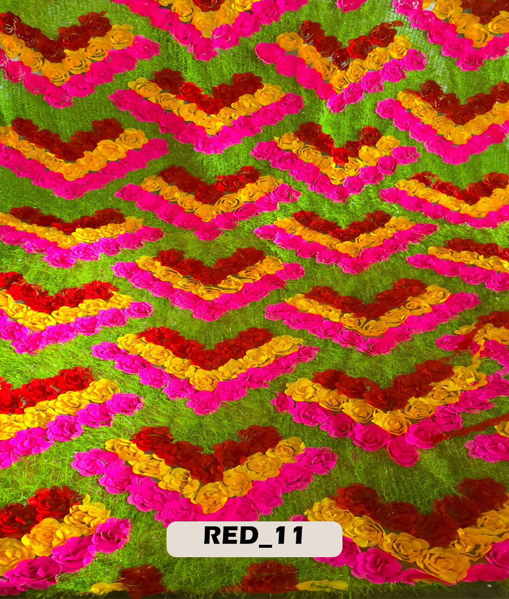Flower Work Fabric