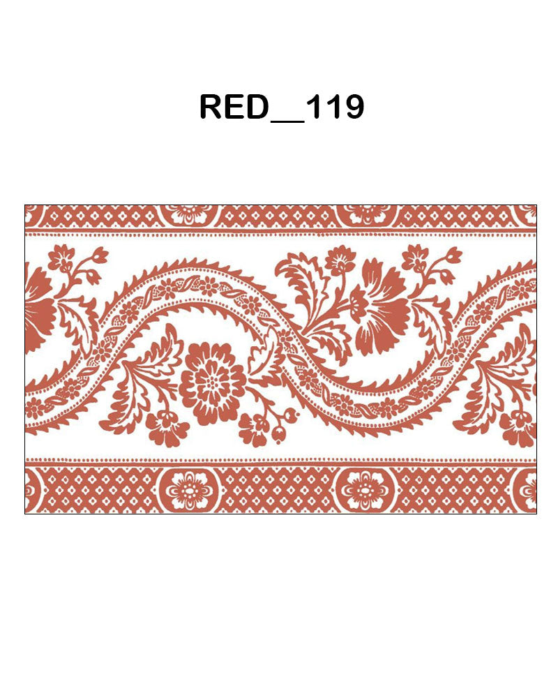Tribal pattern Digital Parda (RED_119)
