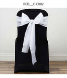 Premium Polyester Chair Sash with Classic Bow