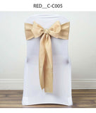 Premium Polyester Chair Sash with Classic Bow