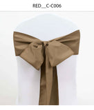 Premium Polyester Chair Sash with Classic Bow