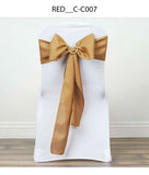 Premium Polyester Chair Sash with Classic Bow