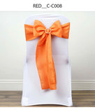Premium Polyester Chair Sash with Classic Bow
