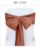 Premium Polyester Chair Sash with Classic Bow