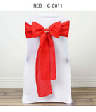 Premium Polyester Chair Sash with Classic Bow