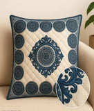Premium 16x16 Inch Blue Cushion Cover Set of 5 – Decorative Sofa & Bed Pillow Covers | Home Décor & Diwali Gifting Special (RED_CC001) - Royal events&decors #