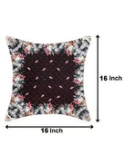 Maroon Soft Cushion Cover Set (5 pcs) 16x16 | RED_CC003 - Royal events&decors #