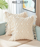 Cushion Covers Set of 2 (16x16, Off White) (RED__CC007) - Royal events&decors #