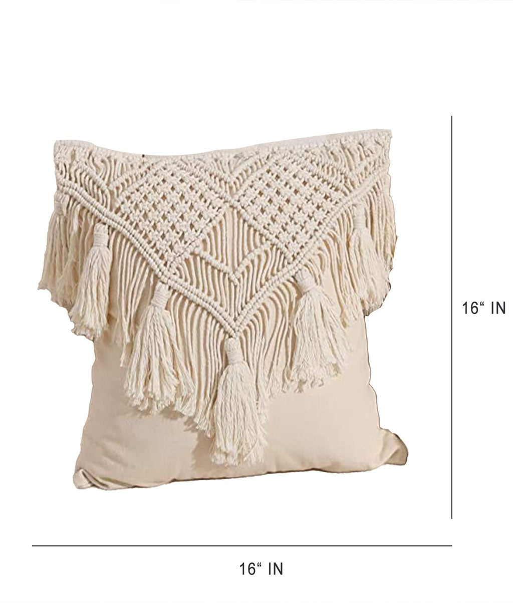 Cushion Covers – Cream Off White 16x16 (Set of 2) - Royal events&decors #
