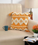 Boho Yellow Abstract Cushion Covers – 16x16 (Set of 2) - Royal events&decors #