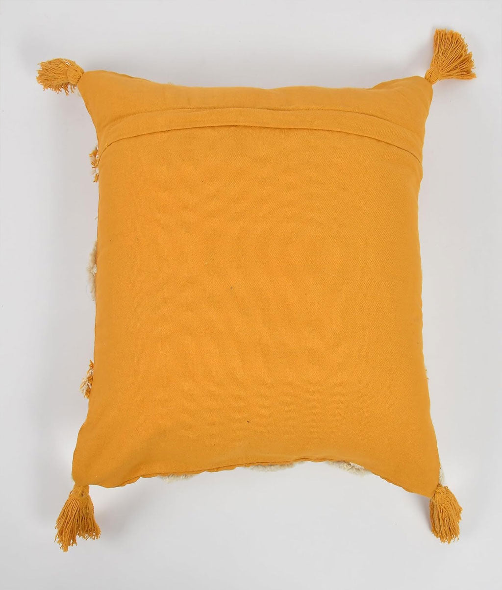 Boho Yellow Abstract Cushion Covers – 16x16 (Set of 2) - Royal events&decors #