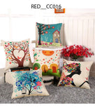 Cotton 175TC Cushion Cover, 16 x 16 Inch, Multicolour, Set of 5 - Royal events&decors #