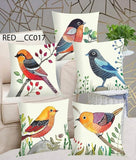 Cotton 250Tc Cushion Covers, 16X16 Inches, Set Of 5, Multicolor - Royal events&decors #