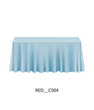 Plain Square Table Cover 2x5 Ft – Premium Lycra Fabric (All Colors Available)