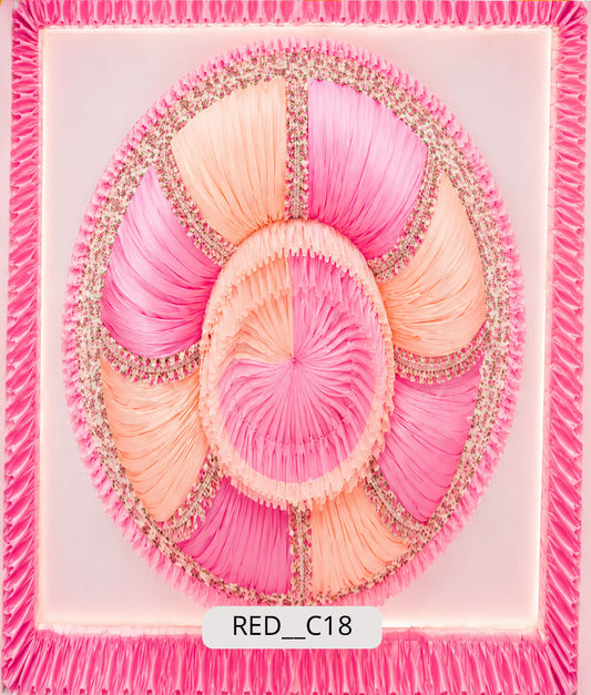 Pink Mandala Dome Ceiling Fabric (RED__C18)