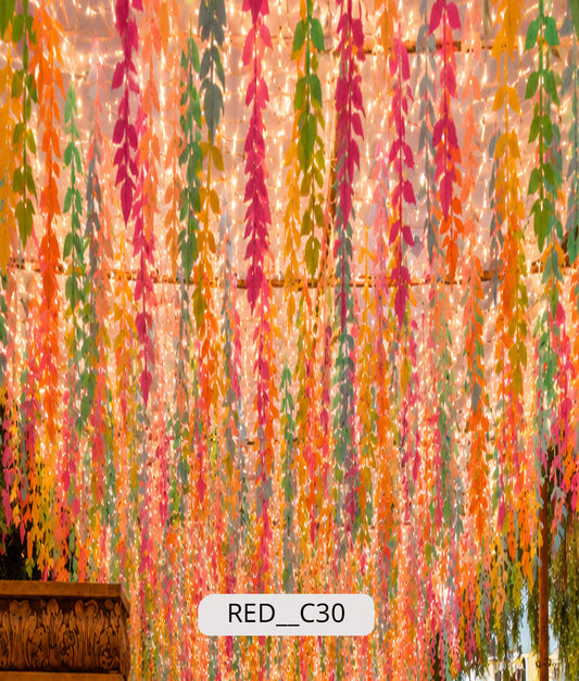 Hanging Wisteria / Floral Rain Ceiling (RED__C30)