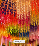 Multi-Color Floral Rain Ceiling (RED__C32)