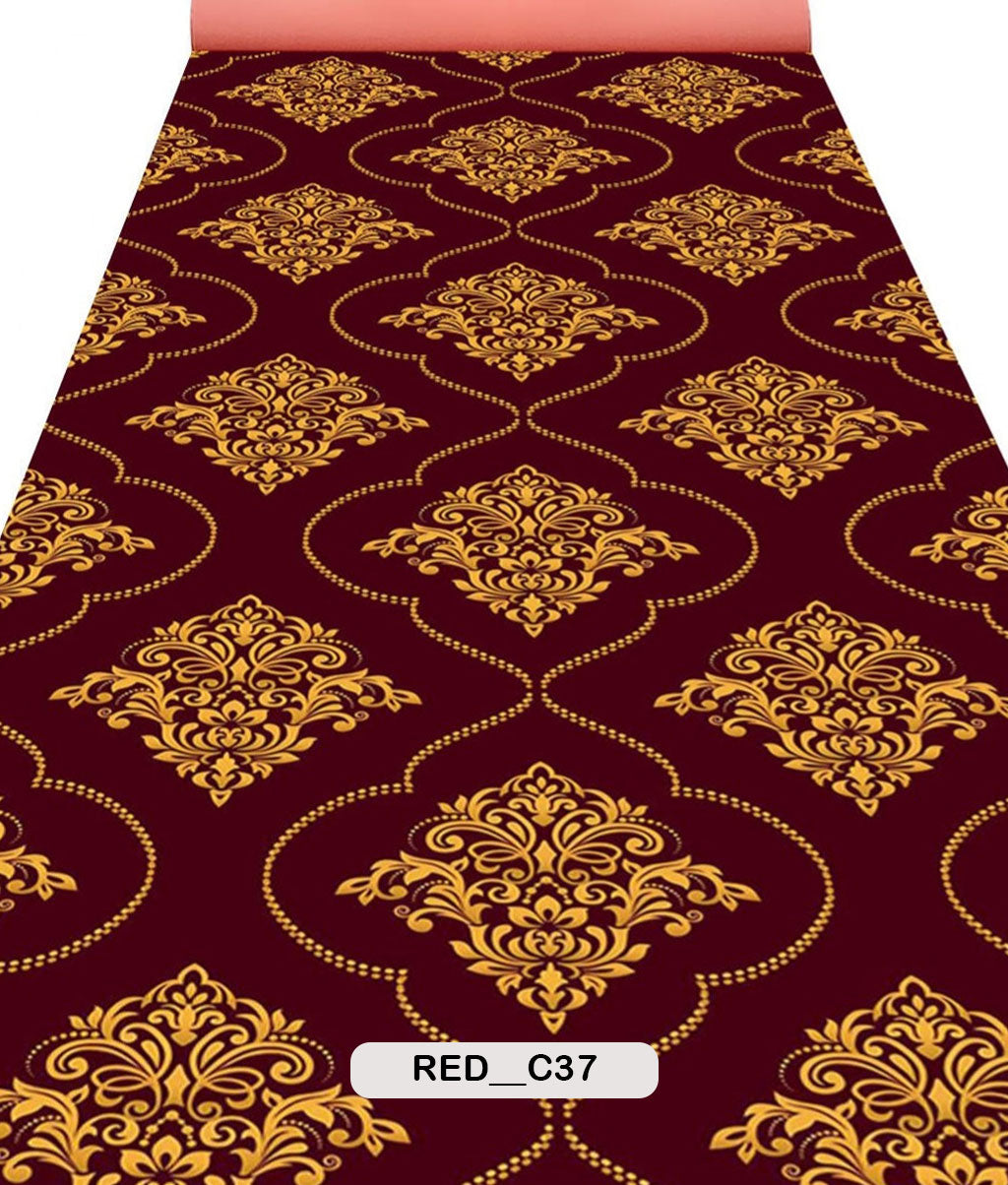 MAROON $ RED THEME CARPET