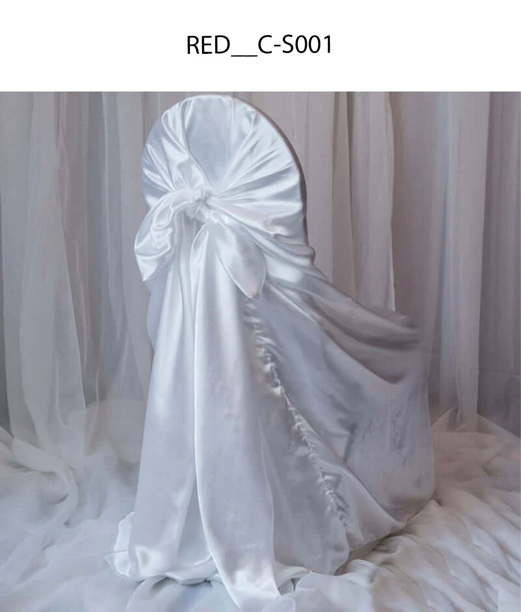 Luxury Satin Dining Chair Cover (All Colours, Universal Fit, Reusable)