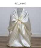 Luxury Satin Dining Chair Cover (All Colours, Universal Fit, Reusable)